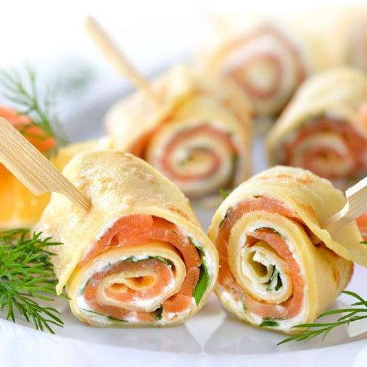 Box 20 mini wrap au saumon